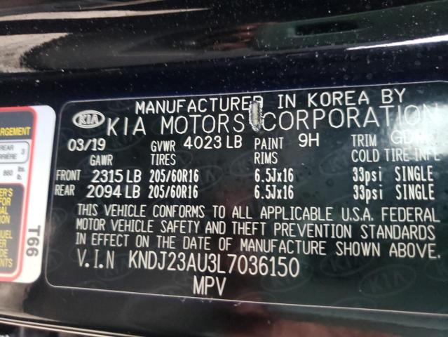 Photo 9 VIN: KNDJ23AU3L7036150 - KIA SOUL LX 