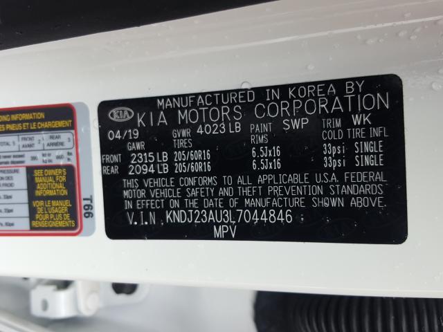 Photo 9 VIN: KNDJ23AU3L7044846 - KIA SOUL LX 