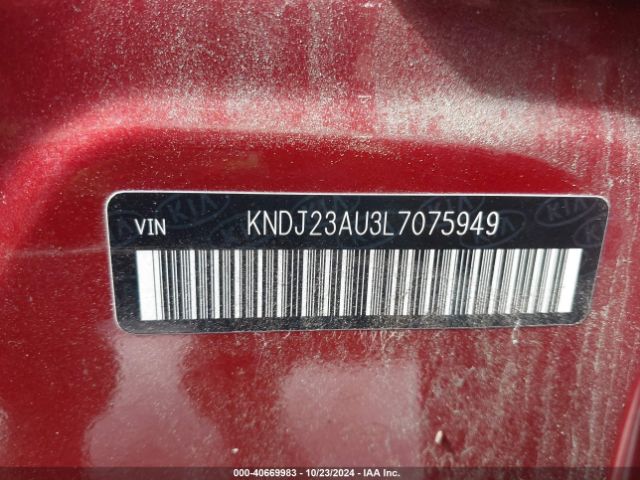 Photo 8 VIN: KNDJ23AU3L7075949 - KIA SOUL 