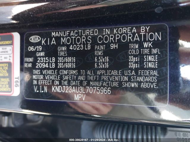 Photo 8 VIN: KNDJ23AU3L7075966 - KIA SOUL 