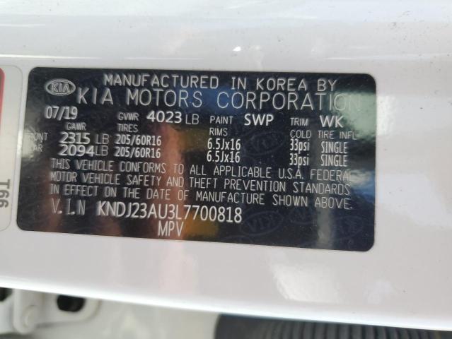 Photo 11 VIN: KNDJ23AU3L7700818 - KIA SOUL LX 