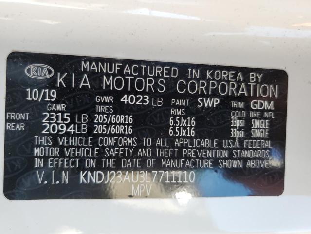 Photo 12 VIN: KNDJ23AU3L7711110 - KIA SOUL LX 