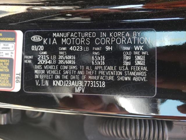 Photo 9 VIN: KNDJ23AU3L7731518 - KIA SOUL LX 