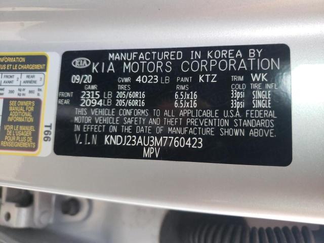 Photo 13 VIN: KNDJ23AU3M7760423 - KIA SOUL LX 