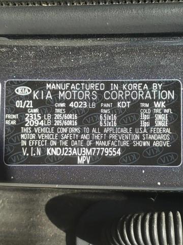 Photo 9 VIN: KNDJ23AU3M7779554 - KIA SOUL LX 