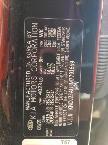 Photo 11 VIN: KNDJ23AU3M7791669 - KIA SOUL LX 