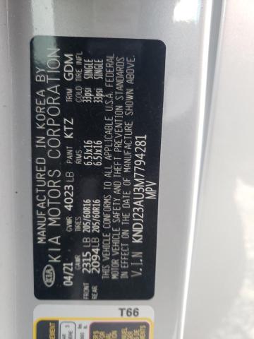 Photo 9 VIN: KNDJ23AU3M7794281 - KIA SOUL LX 