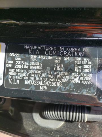 Photo 9 VIN: KNDJ23AU3N7150183 - KIA SOUL LX 