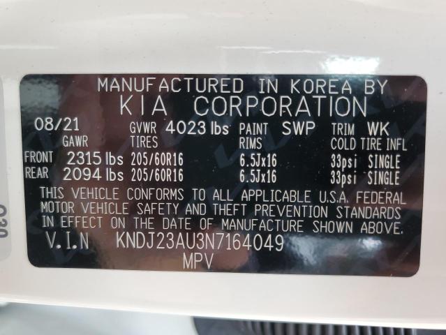 Photo 11 VIN: KNDJ23AU3N7164049 - KIA SOUL LX 