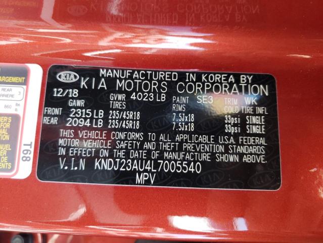 Photo 19 VIN: KNDJ23AU4L7005540 - KIA SOUL LX 