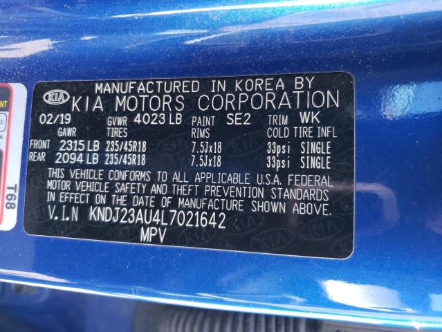 Photo 11 VIN: KNDJ23AU4L7021642 - KIA SOUL LX 