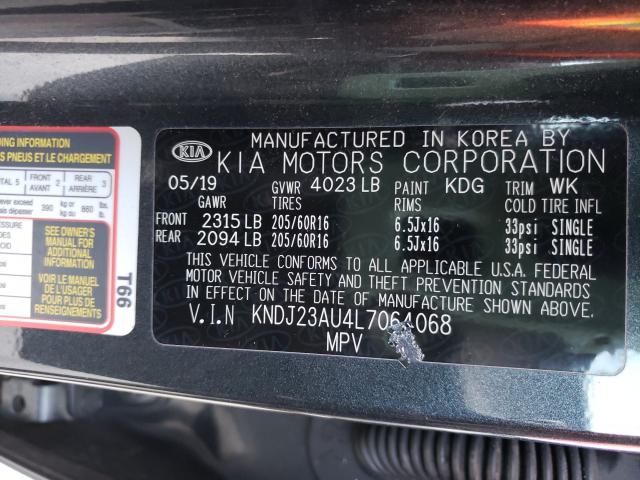 Photo 9 VIN: KNDJ23AU4L7064068 - KIA SOUL LX 