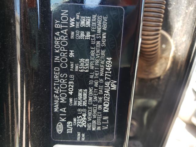 Photo 9 VIN: KNDJ23AU4L7714694 - KIA SOUL LX 