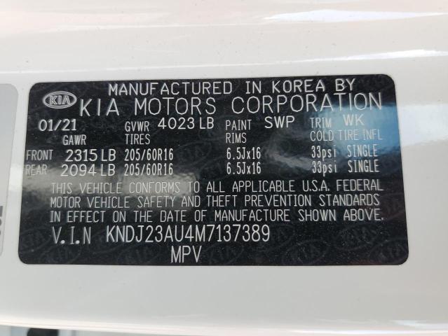 Photo 12 VIN: KNDJ23AU4M7137389 - KIA SOUL LX 