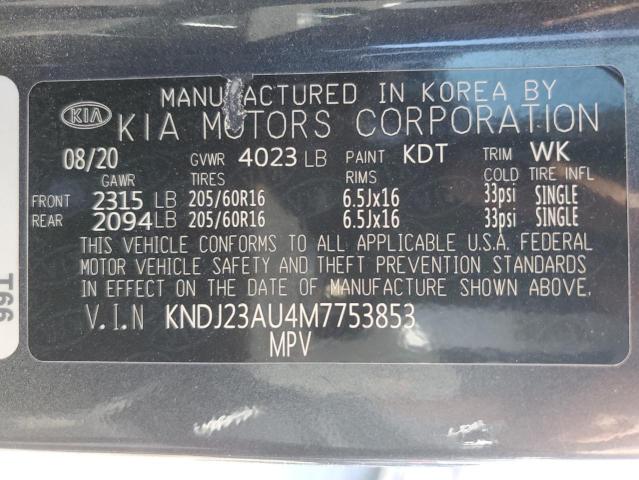 Photo 12 VIN: KNDJ23AU4M7753853 - KIA SOUL 