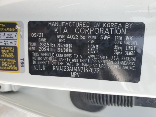 Photo 11 VIN: KNDJ23AU4N7167672 - KIA SOUL 