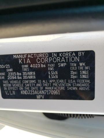 Photo 12 VIN: KNDJ23AU4N7170961 - KIA SOUL LX 