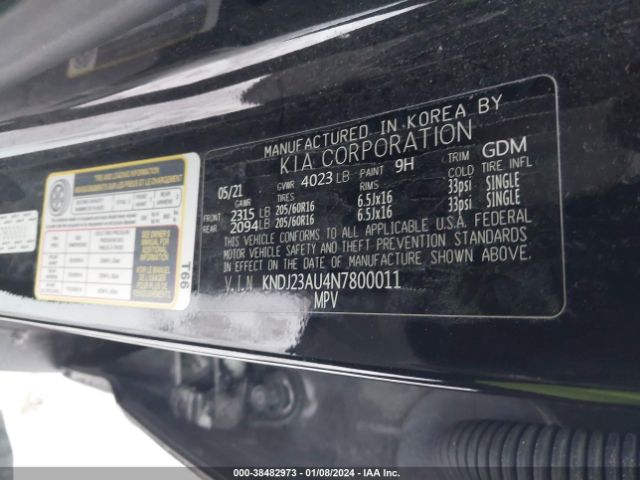 Photo 8 VIN: KNDJ23AU4N7800011 - KIA SOUL 