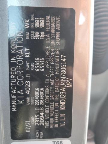 Photo 11 VIN: KNDJ23AU4N7806147 - KIA SOUL LX 