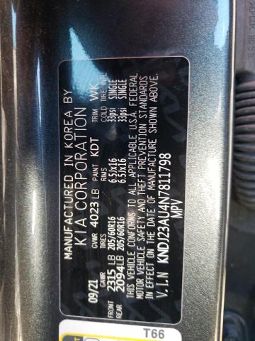 Photo 9 VIN: KNDJ23AU4N7811798 - KIA SOUL LX 