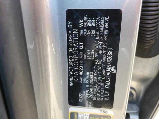 Photo 11 VIN: KNDJ23AU4N7826883 - KIA SOUL LX 