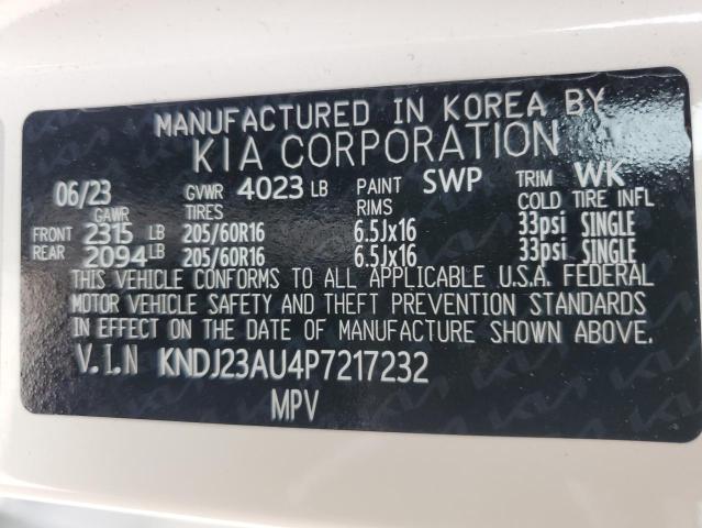 Photo 11 VIN: KNDJ23AU4P7217232 - KIA SOUL LX 