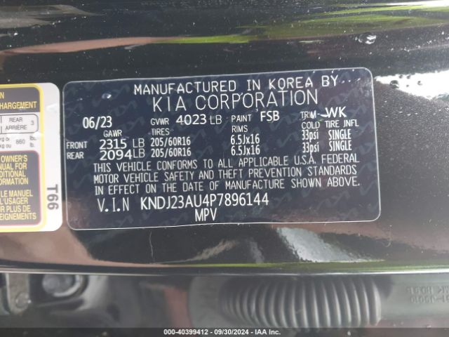 Photo 8 VIN: KNDJ23AU4P7896144 - KIA SOUL 