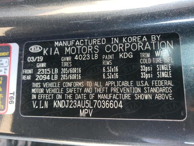 Photo 12 VIN: KNDJ23AU5L7036604 - KIA SOUL LX 