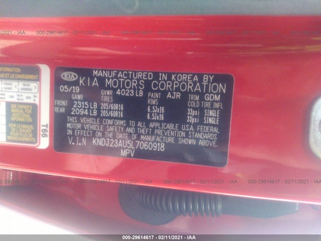 Photo 8 VIN: KNDJ23AU5L7060918 - KIA SOUL 