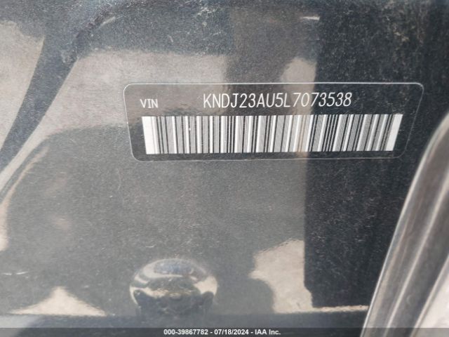 Photo 8 VIN: KNDJ23AU5L7073538 - KIA SOUL 