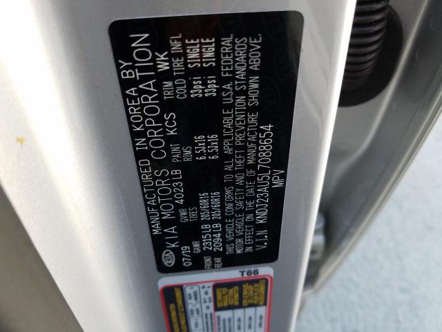 Photo 9 VIN: KNDJ23AU5L7088654 - KIA SOUL LX 