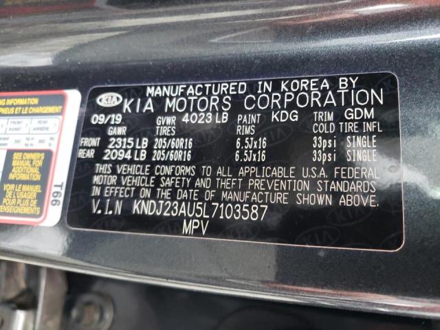 Photo 9 VIN: KNDJ23AU5L7103587 - KIA SOUL LX 