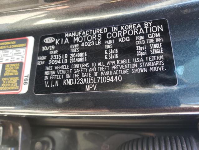 Photo 9 VIN: KNDJ23AU5L7109440 - KIA SOUL LX 