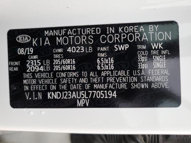 Photo 11 VIN: KNDJ23AU5L7705194 - KIA SOUL 