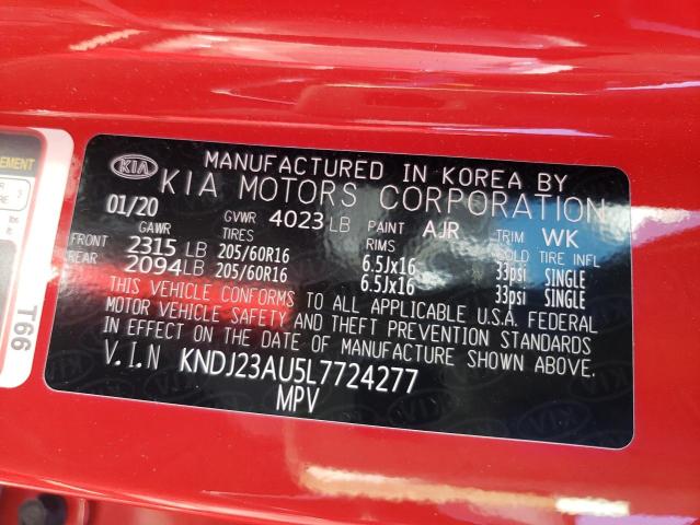 Photo 9 VIN: KNDJ23AU5L7724277 - KIA SOUL LX 