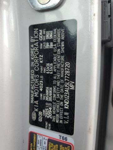 Photo 12 VIN: KNDJ23AU5L7728720 - KIA SOUL LX 