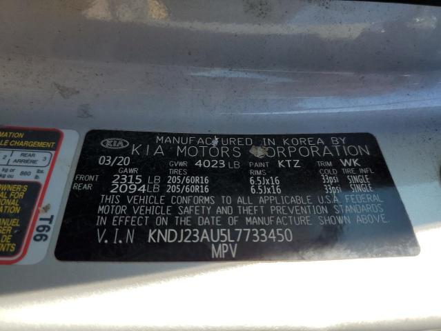 Photo 11 VIN: KNDJ23AU5L7733450 - KIA SOUL LX 