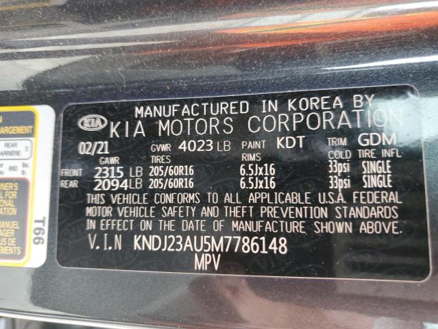 Photo 12 VIN: KNDJ23AU5M7786148 - KIA SOUL 