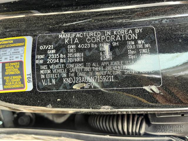 Photo 12 VIN: KNDJ23AU5N7159211 - KIA SOUL LX 