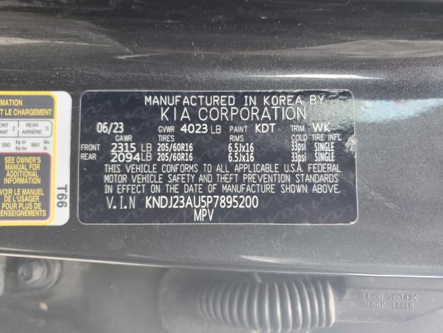 Photo 12 VIN: KNDJ23AU5P7895200 - KIA SOUL LX 