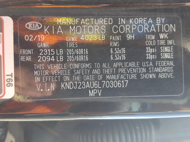 Photo 9 VIN: KNDJ23AU6L7030617 - KIA SOUL LX 