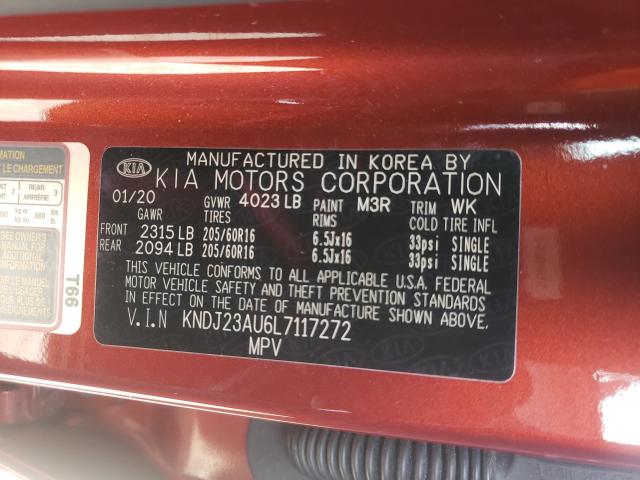 Photo 9 VIN: KNDJ23AU6L7117272 - KIA SOUL LX 