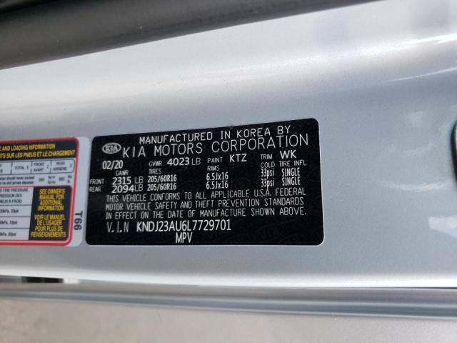 Photo 9 VIN: KNDJ23AU6L7729701 - KIA SOUL LX 