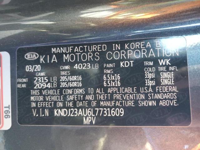 Photo 11 VIN: KNDJ23AU6L7731609 - KIA SOUL LX 