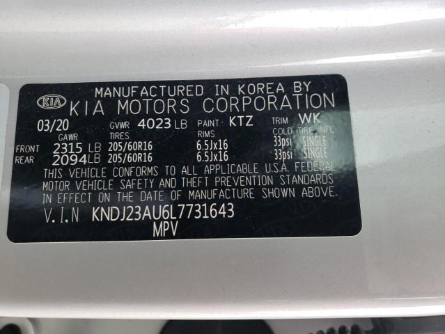 Photo 12 VIN: KNDJ23AU6L7731643 - KIA SOUL LX 