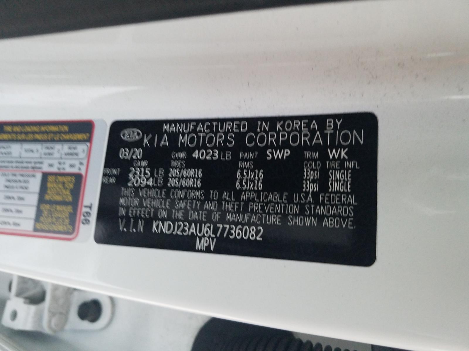 Photo 9 VIN: KNDJ23AU6L7736082 - KIA SOUL LX 