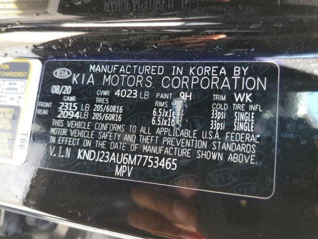 Photo 11 VIN: KNDJ23AU6M7753465 - KIA SOUL LX 