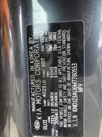 Photo 11 VIN: KNDJ23AU6M7780553 - KIA SOUL LX 