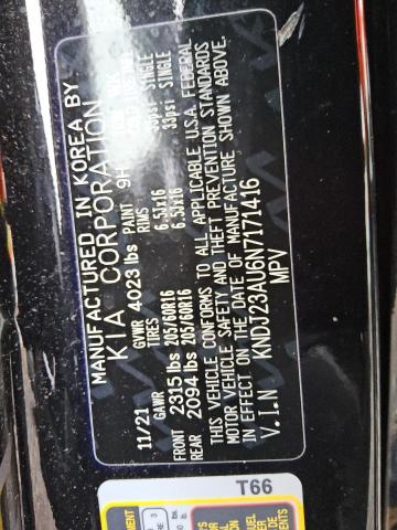 Photo 12 VIN: KNDJ23AU6N7171416 - KIA SOUL LX 