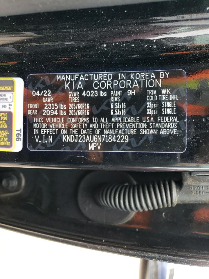 Photo 12 VIN: KNDJ23AU6N7184229 - KIA SOUL 